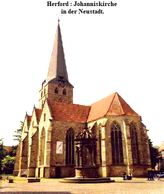 Herford : Johanniskirche
 in der Neustadt.
























©photosommer