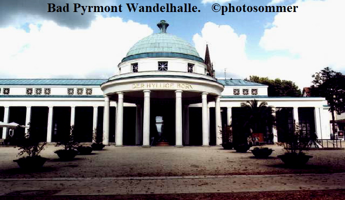 Bad Pyrmont Wandelhalle.   ©photosommer