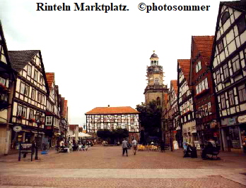Rinteln Marktplatz.   ©photosommer