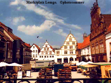 Marktplatz Lemgo.   ©photosommer