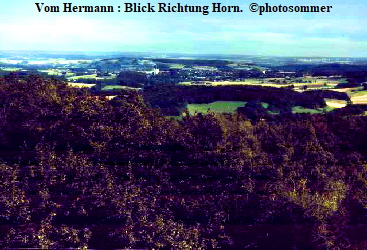 Vom Hermann : Blick Richtung Horn.  ©photosommer