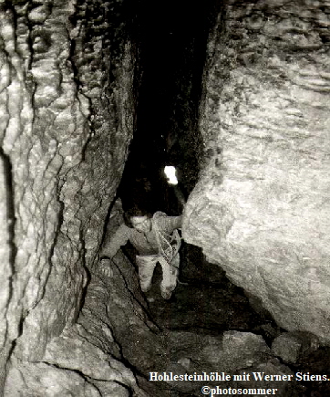 Hohlesteinhöhle mit Werner Stiens.
©photosommer
