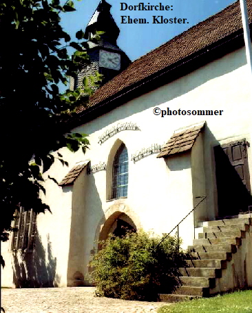 Dorfkirche: 
                      Ehem. Kloster. 




                  

                                             ©photosommer
