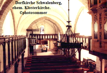 Dorfkirche Schwalenberg, 
ehem. Klosterkirche.
   ©photosommer