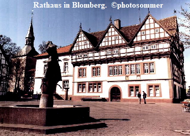 Rathaus in Blomberg.  photosommer