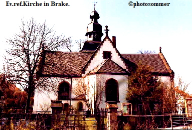 Ev.ref.Kirche in Brake.                                       ©photosommer